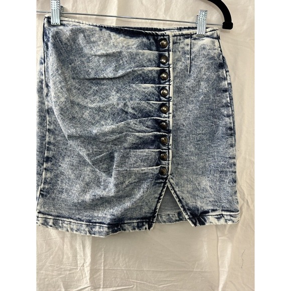 Retrofete Dresses & Skirts - Retrofete Womens Willa Denim Mini Skirt Blue Stone FW20-3391 US‎ Size S NEW